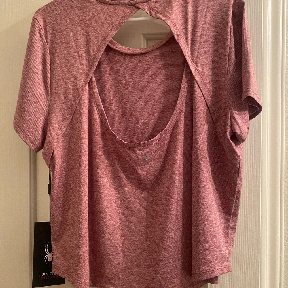 Women's Pink Athletic Top - Picture 2 of 3
